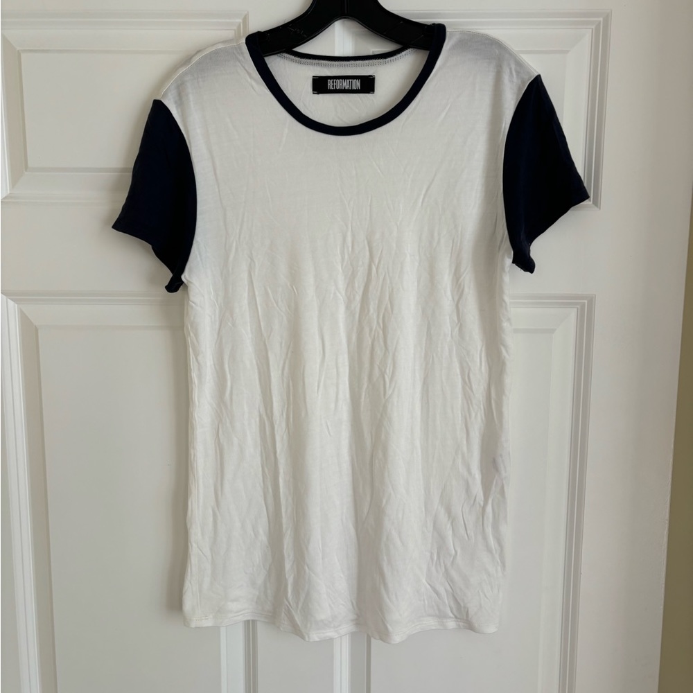 Reformation baseball tee